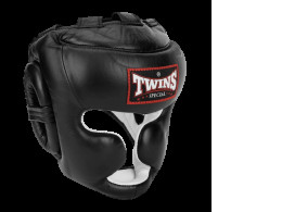 set of two Twins HGL3 Sparring Headguard - Black