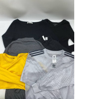 Set of 6 Women's long-sleeved round neck T-shirt