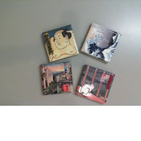 Set of 4 ceramic magnets