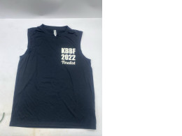 Black sleeveless round neck shirt Black sleeveless round neck shirt