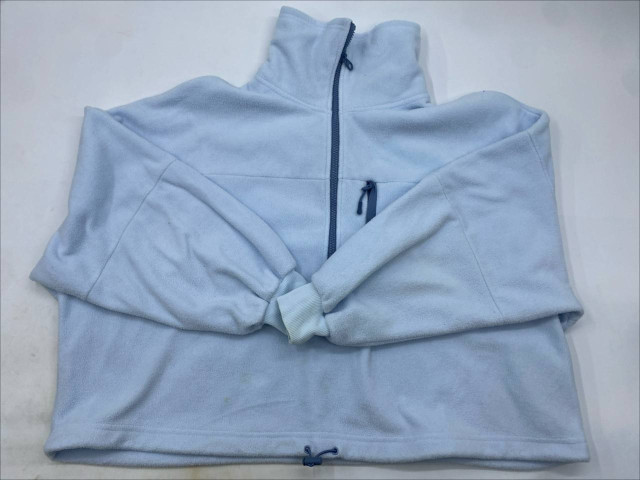 Light blue long sleeve turtleneck zip-up sweater Light blue long sleeve turtleneck zip-up sweater