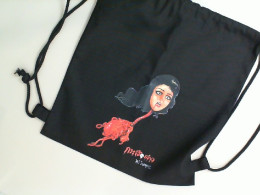 Black fabric bag