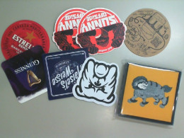 A set of paper coasters