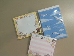 Set of 3 paper notepads, small
