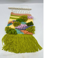 decorative knitted panel