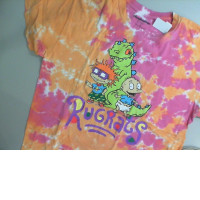 Bright T-shirt with a pattern