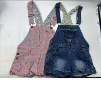 Set of 2 Children's denim overalls