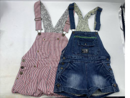 Set of 2 Children's denim overalls