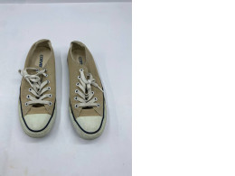 vintage Converse All Star Chuck Taylor low-top sneakers in beige canvas. 