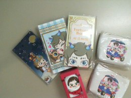 Gift set, small soft toy, 2 fabric wallets + photo cards set 3