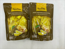 Set of 2 Thong Ampai Crispy Monthong Durian Chips