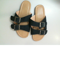 Women's open black shoes Women's open black shoes