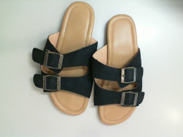 Women's open black shoes