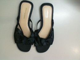 Women's open black shoes