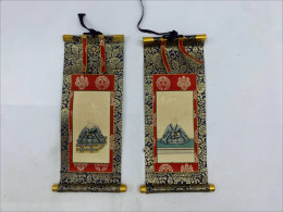 Set of 2 Japanese scroll painting Set of 2 Japanese scroll painting