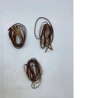 Set of 3 Leather cord for stringing bags 