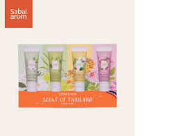 Hand cream set from flowers and Thai herbs 75g. x 4