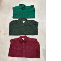 A set of three warm shirts