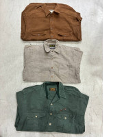 Set of three denim shirts
