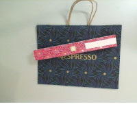 Nespresso. Paper bag + capsule coffee