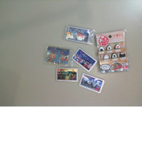 Set of 6 Hong Kong magnets
