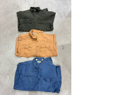 a set of three denim shirts