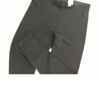 Warm women's pants, black