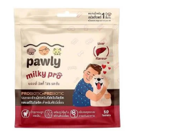 PAWLY MILKY PRO dog treats, liver flavor, 80 g. PAWLY MILKY PRO dog treats, liver flavor, 80 g.