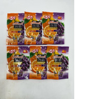 Set of 6 Starsun Juicy Jelly Orange Grape Flavor 