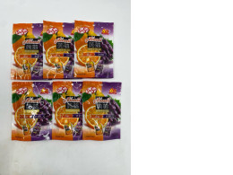Set of 6 Starsun Juicy Jelly Orange Grape Flavor 