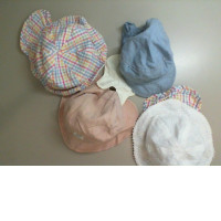 Set of 4 children's sun hats