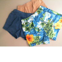 Set of 3 children's stretch shorts