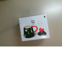 Gift mug, ceramic Christmas tree