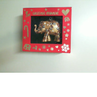 Souvenir elephant Christmas pattern