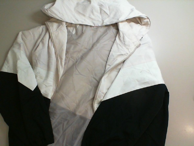 Men's windbreaker, black and white Men's windbreaker, black and white