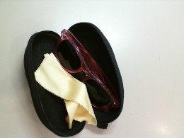 Set: glasses case, sunglasses, and cleaning cloth