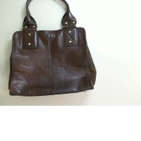 Large brown bag, leatherette