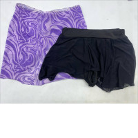 Set of 2 Women's short swimming skirt 