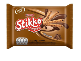 Set of 5 Stikko Fingers Chocolate Wafer 