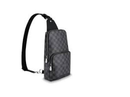 Black men's shoulder bag REPLICA