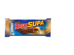 Quanta Breaksupa Chocolate with Caramel and Wafer Filling 30g. Quanta Breaksupa Chocolate with Caramel and Wafer Filling 30g.