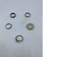 Set of 5 silver ring