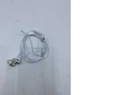 White wired headphones