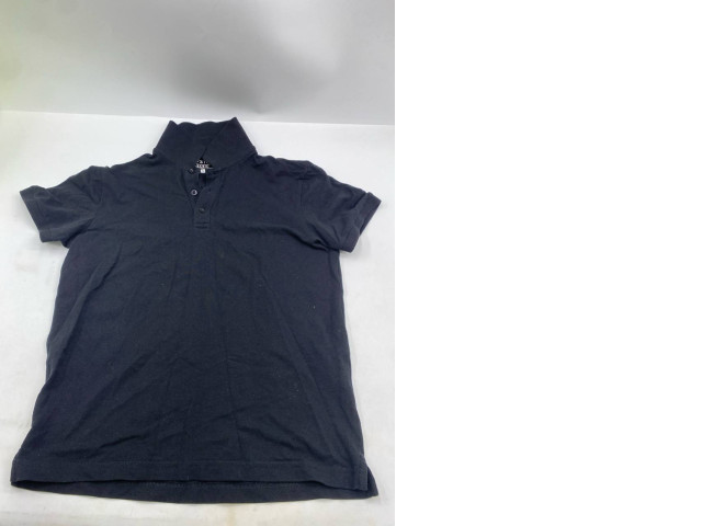 Black polo shirt with collar Black polo shirt with collar