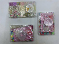 Set of 3 Kids DIY Bead Jewelry Making Kit, Beads for Girls Toys Bead Art and Craft Kits DIY Bracelets Necklace Hairband and Rings Toy  