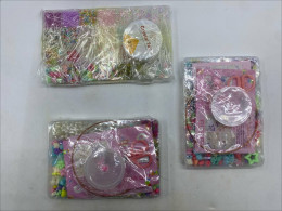 Set of 3 Kids DIY Bead Jewelry Making Kit, Beads for Girls Toys Bead Art and Craft Kits DIY Bracelets Necklace Hairband and Rings Toy  