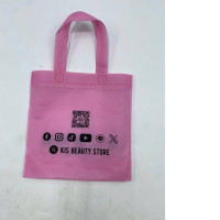 Small pink cloth bag