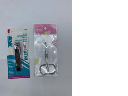 Set of 2 Nail scissors and nail trimmers 