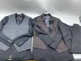 Set of 3 Men's long-sleeved suits and vests and trousers Set of 3 Men's long-sleeved suits and vests and trousers