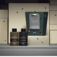 A gift set for the shower archive copenn, including shower gel, body oil, hand oil, and a moisturizing wipe.